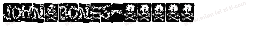 John Bones字体转换